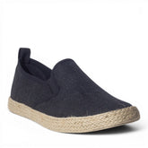 Europeon Union Men Black Cloth Espadrilles #5200