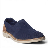 Italian Men Navy Cloth Shoes #5213