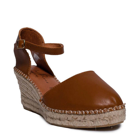 Italian Women Havan Leather Wedges #0648