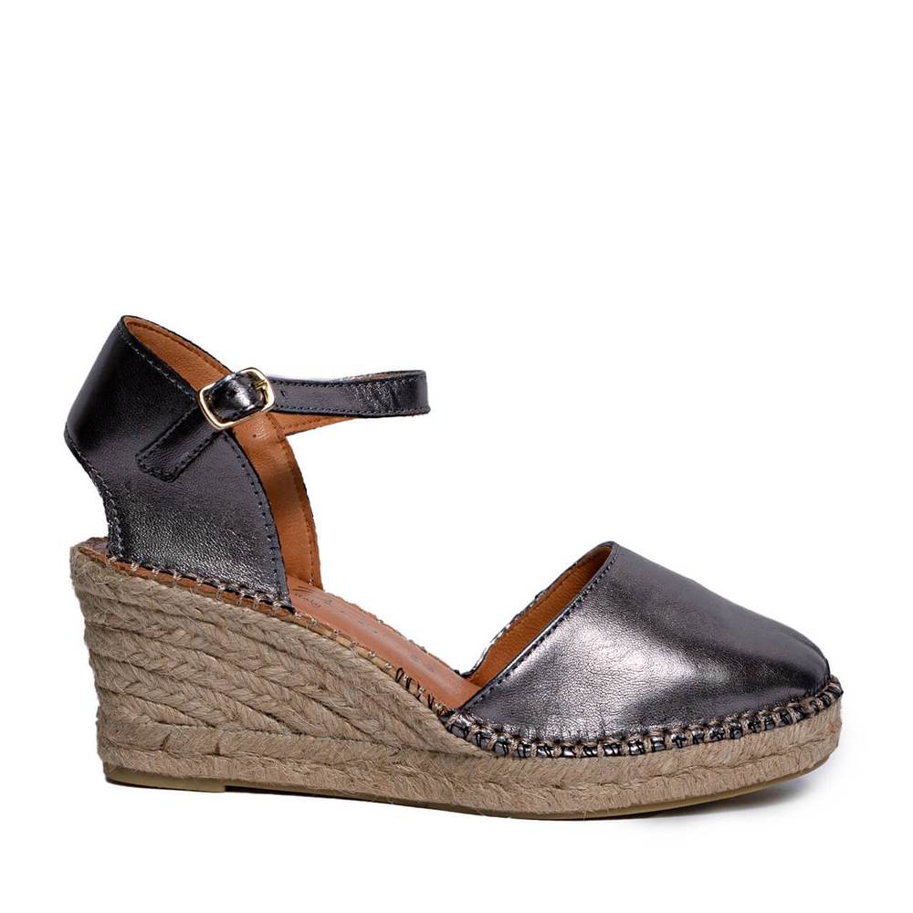Italian Women Oxide Leather Wedges #0651