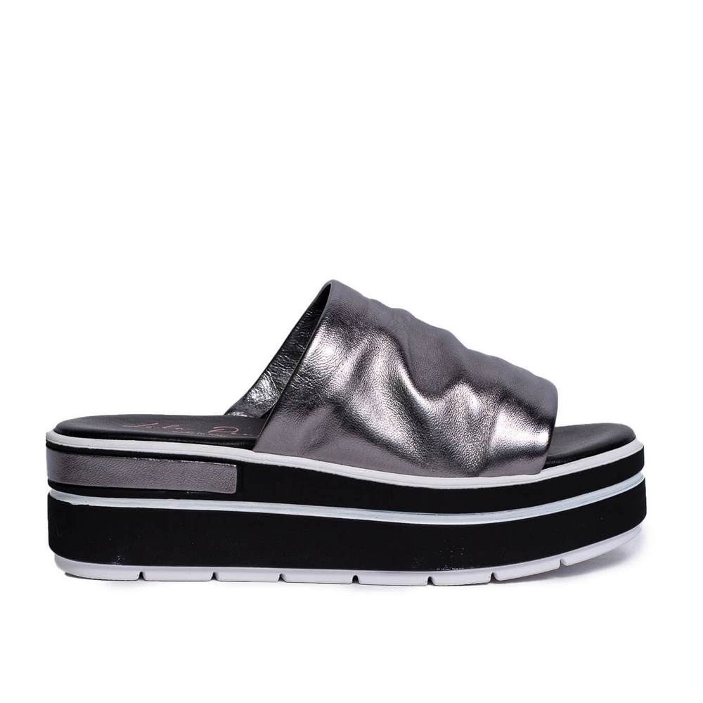Italian Women Oxide Leather Wedges #0705