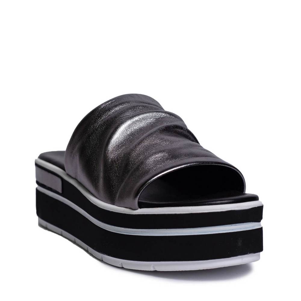 Italian Women Oxide Leather Wedges #0705