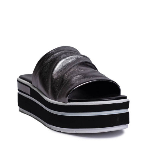 Italian Women Oxide Leather Wedges #0705