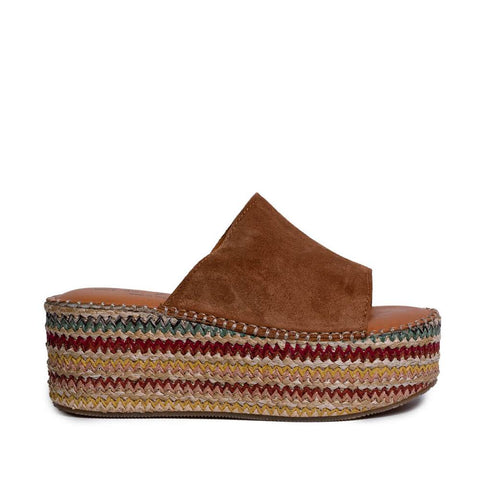 Italian Women Havan CHAMOIS Wedges #0716