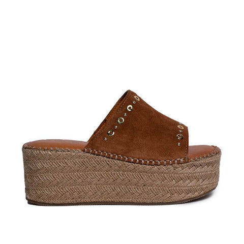 Italian Women Havan CHAMOIS Wedges #0719