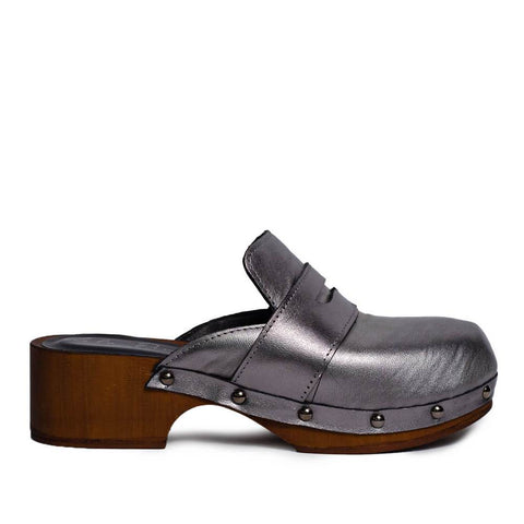 Italian Women Oxide Leather Wedges #0755