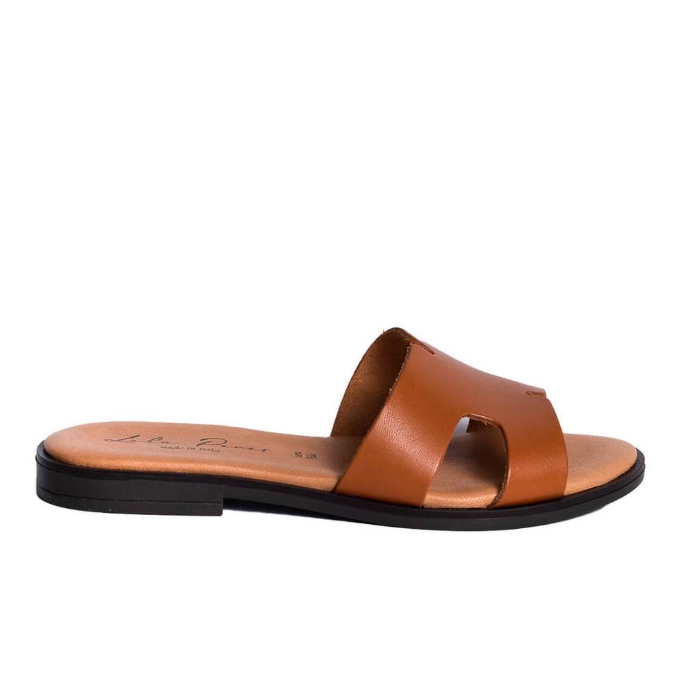 Italian Women Havan Leather Slipper #0769
