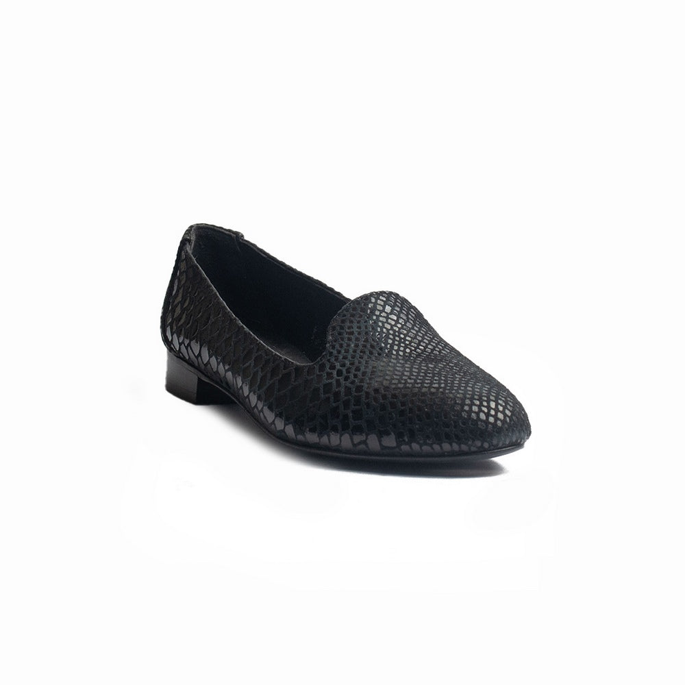 Women Black Leather Shoes #1009