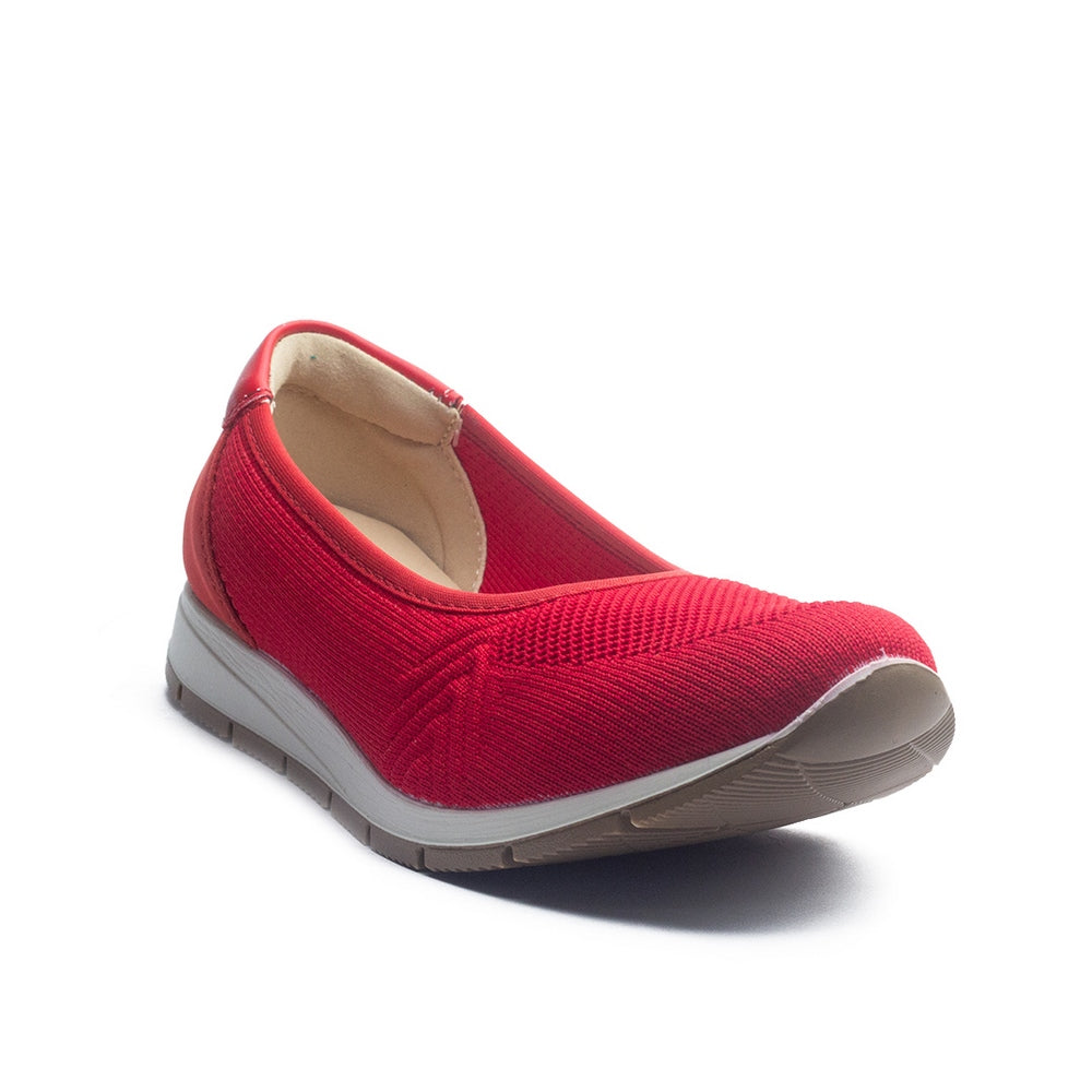 Italian Women Red Cloth Espadrilles #1052