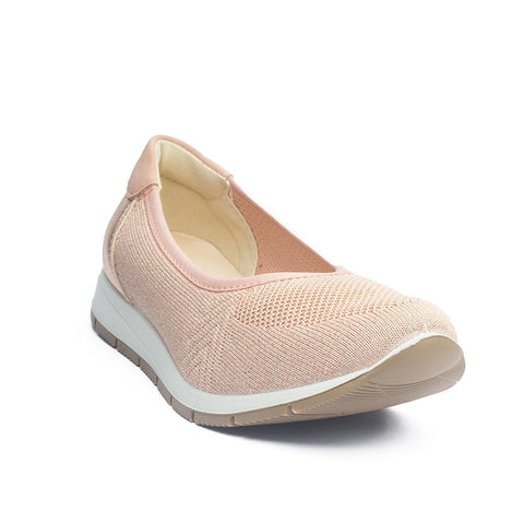 Italian Women Pink Cloth Espadrilles #1056