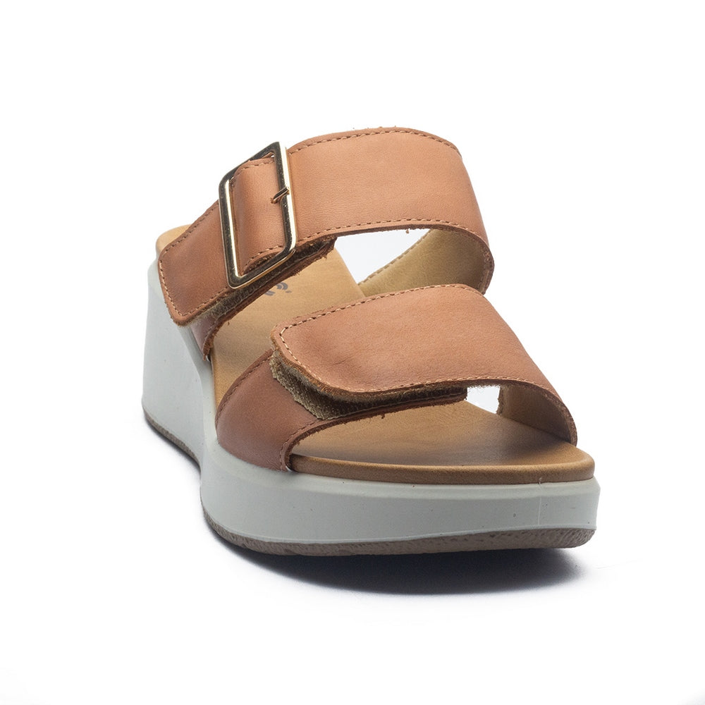 Italian Women Havan Leather Wedges #1115