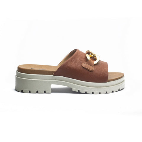 Italian Women Havan Leather Slipper #1130