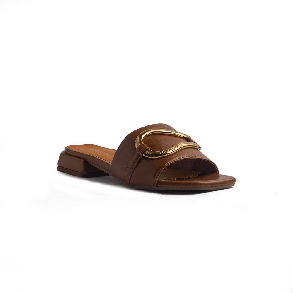 Italian Women Havan Leather Slipper #1264