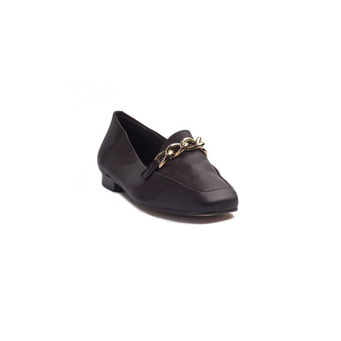 Spanish Women Brown Leather Shoes #1338