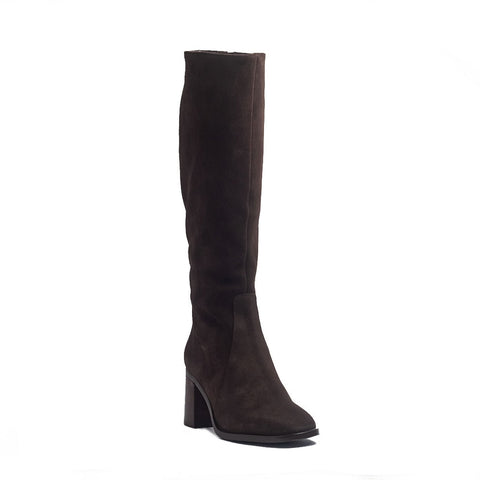 Spanish Women Brown Chamois Boots #1409