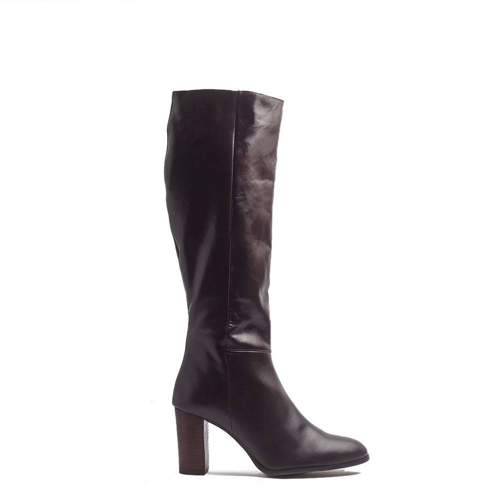 Spanish Women Brown Leather Boots #1421