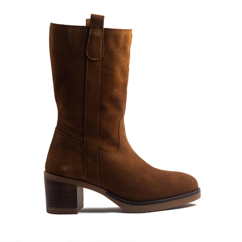 Spanish Women Havan Chamois Half Boot #1483