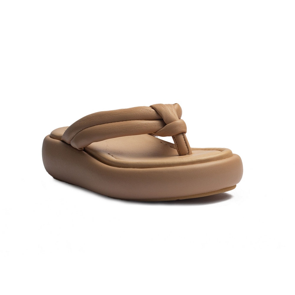 Spanish Women Pink Leather Slipper #1513