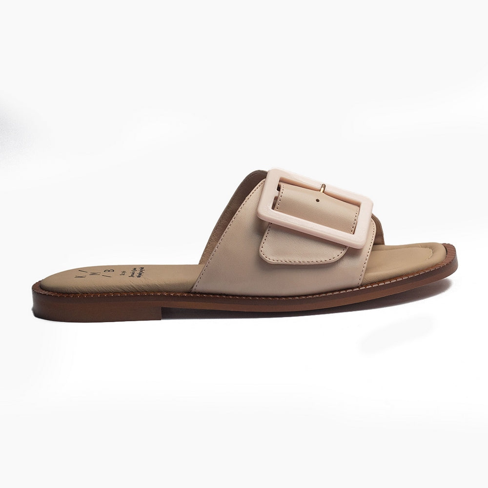Spanish Women Pink Leather Slipper #1517
