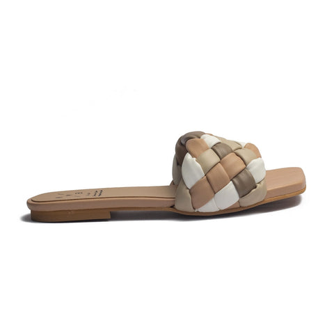 Spanish Women Pink Leather Slipper #1519