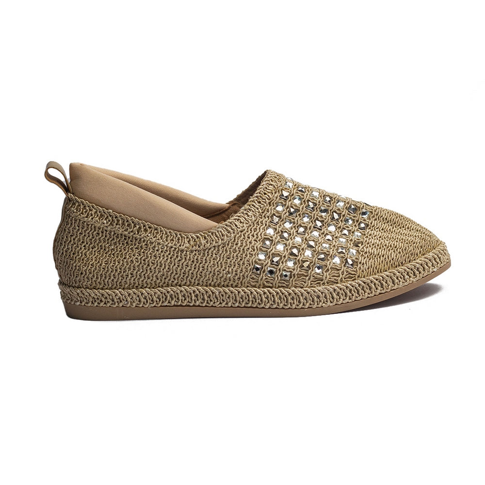 Turkish Women cafأ© Cloth Espadrilles #1560