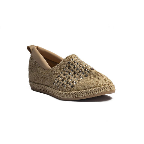 Turkish Women cafأ© Cloth Espadrilles #1560