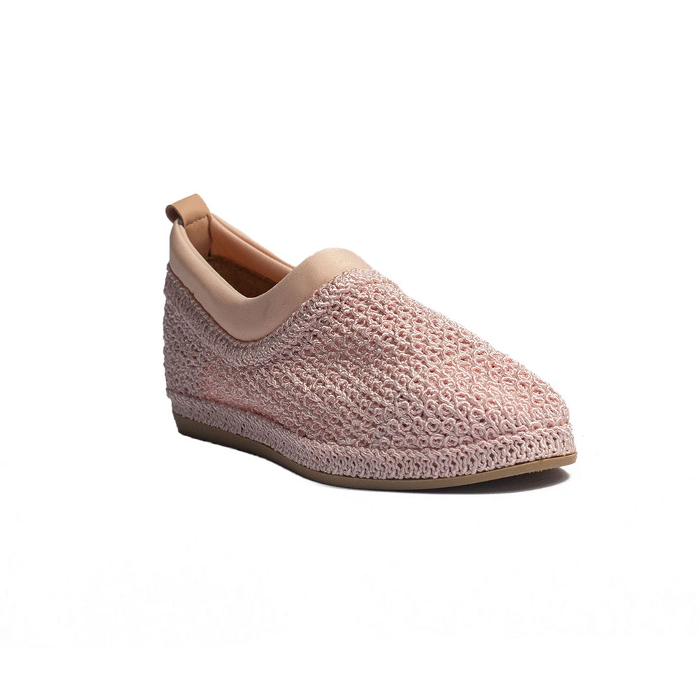 Turkish Women Pink Cloth Espadrilles #1570