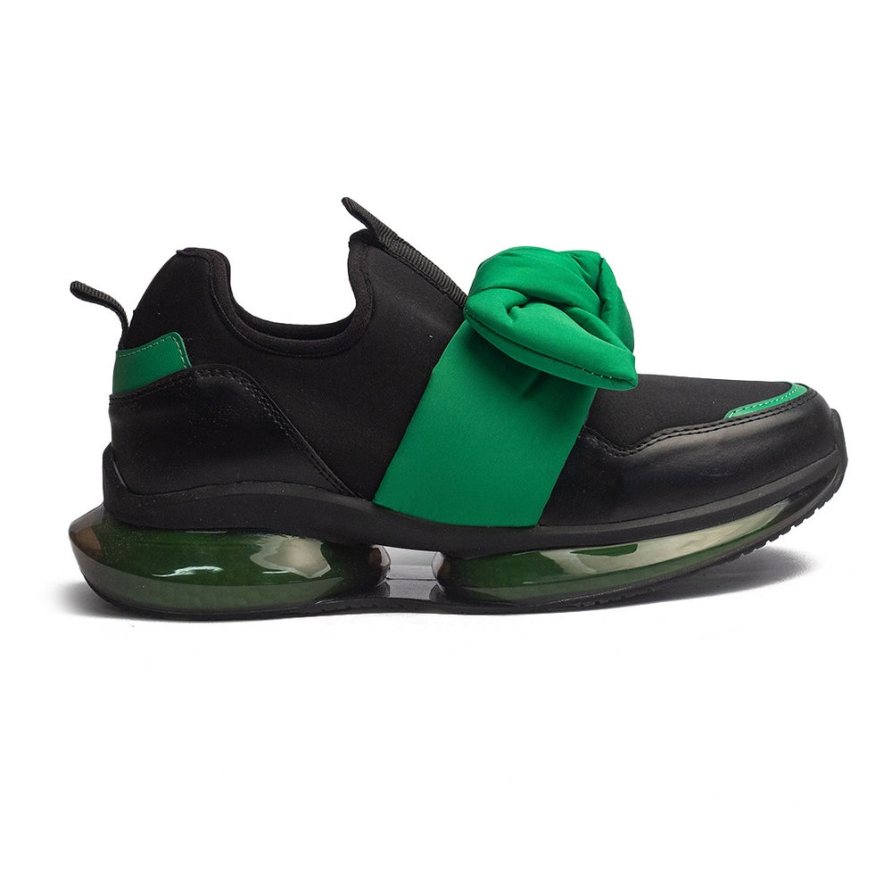 Turkish Women Green Leather * Water Proof Shoes #1593