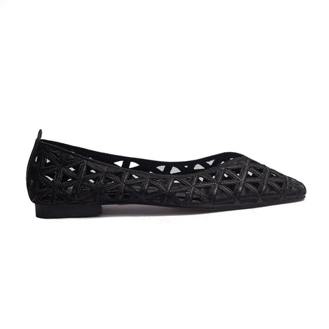 Turkish Women Black Cloth Shoes #1644