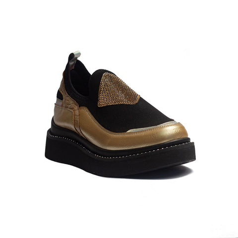 Turkish Women Gold Water Proof Shoes #1666