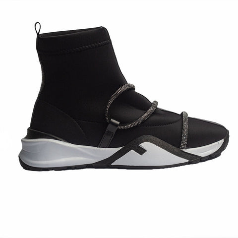 Turkish Women Black Water Proof Half Boot #1679
