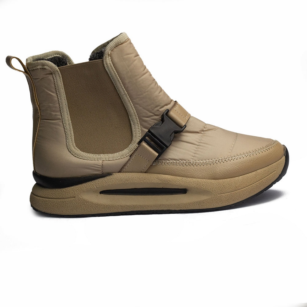 Turkish Women Beige Water Proof Half Boot #1683