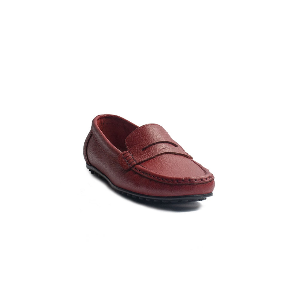 Turkish Women Red Leather Espadrilles #1718