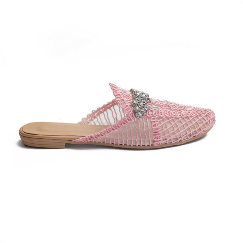 Turkish Women Pink MAGDOOL Mules #1754