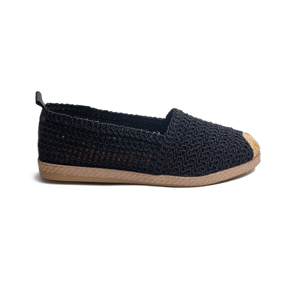 Turkish Women Black MAGDOOL Espadrilles #1756