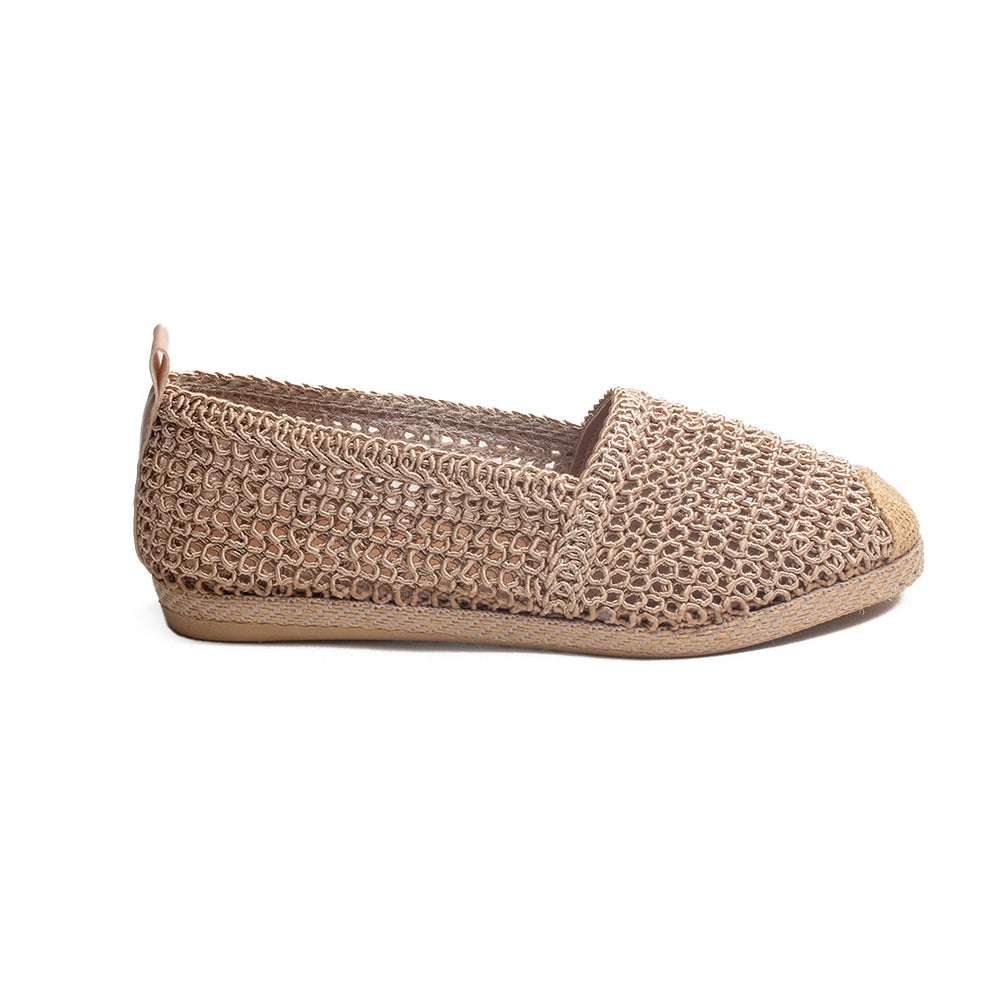 Turkish Women Beige MAGDOOL Espadrilles #1757