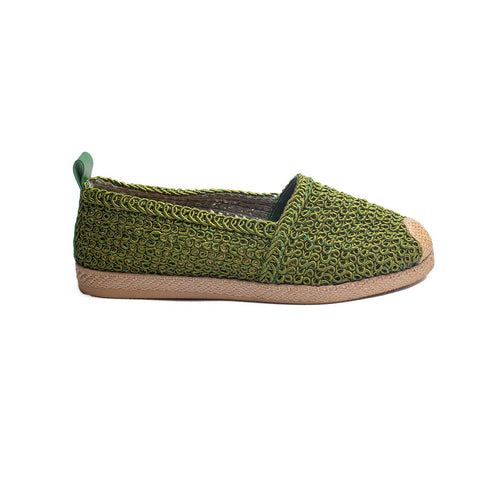 Turkish Women Green MAGDOOL Espadrilles #1758