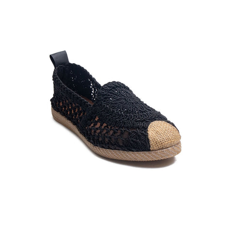 Turkish Women Black MAGDOOL Espadrilles #1759