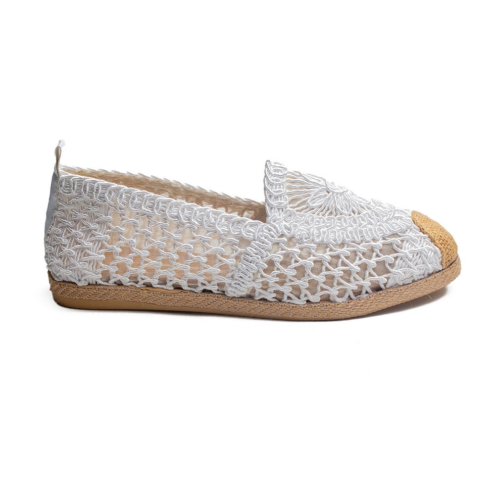 Turkish Women white MAGDOOL Espadrilles #1760