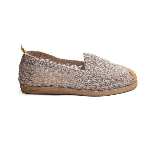 Turkish Women Beige MAGDOOL Espadrilles #1761