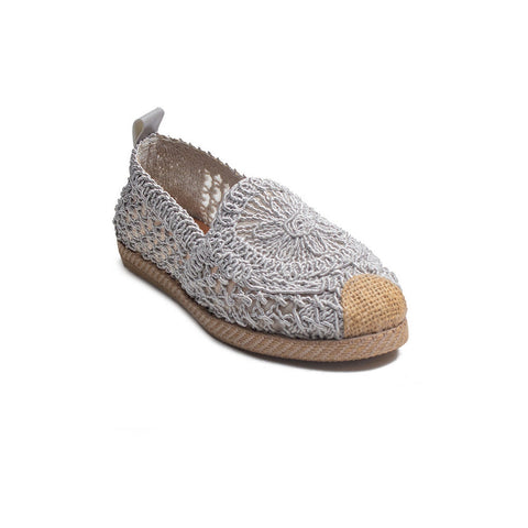 Turkish Women Grey MAGDOOL Espadrilles #1763