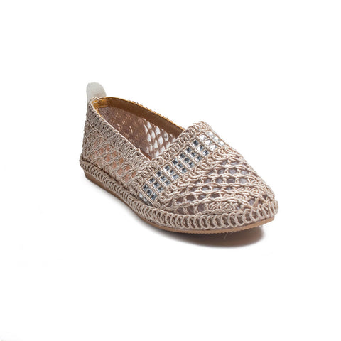 Turkish Women Beige MAGDOOL Espadrilles #1767