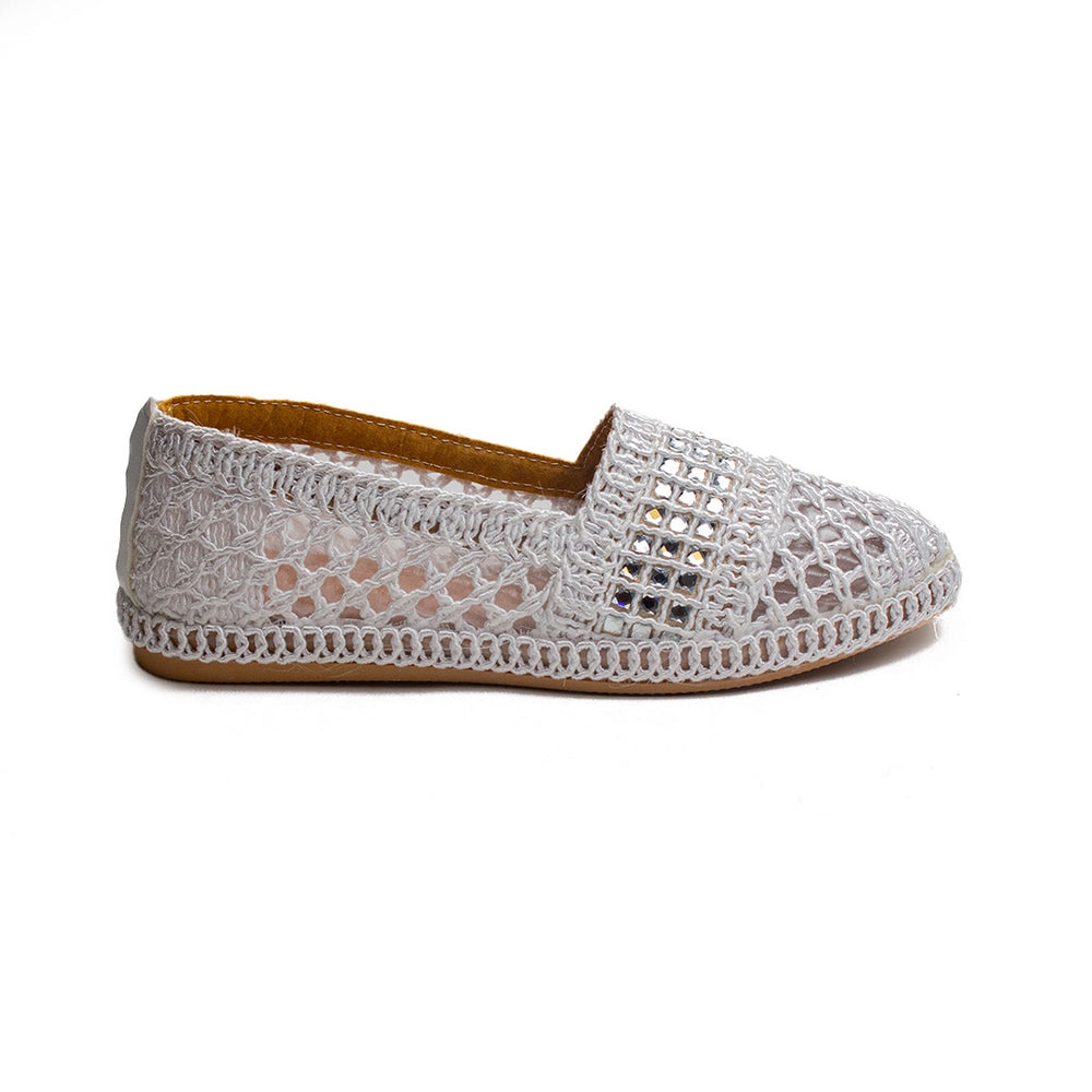 Turkish Women white MAGDOOL Espadrilles #1768