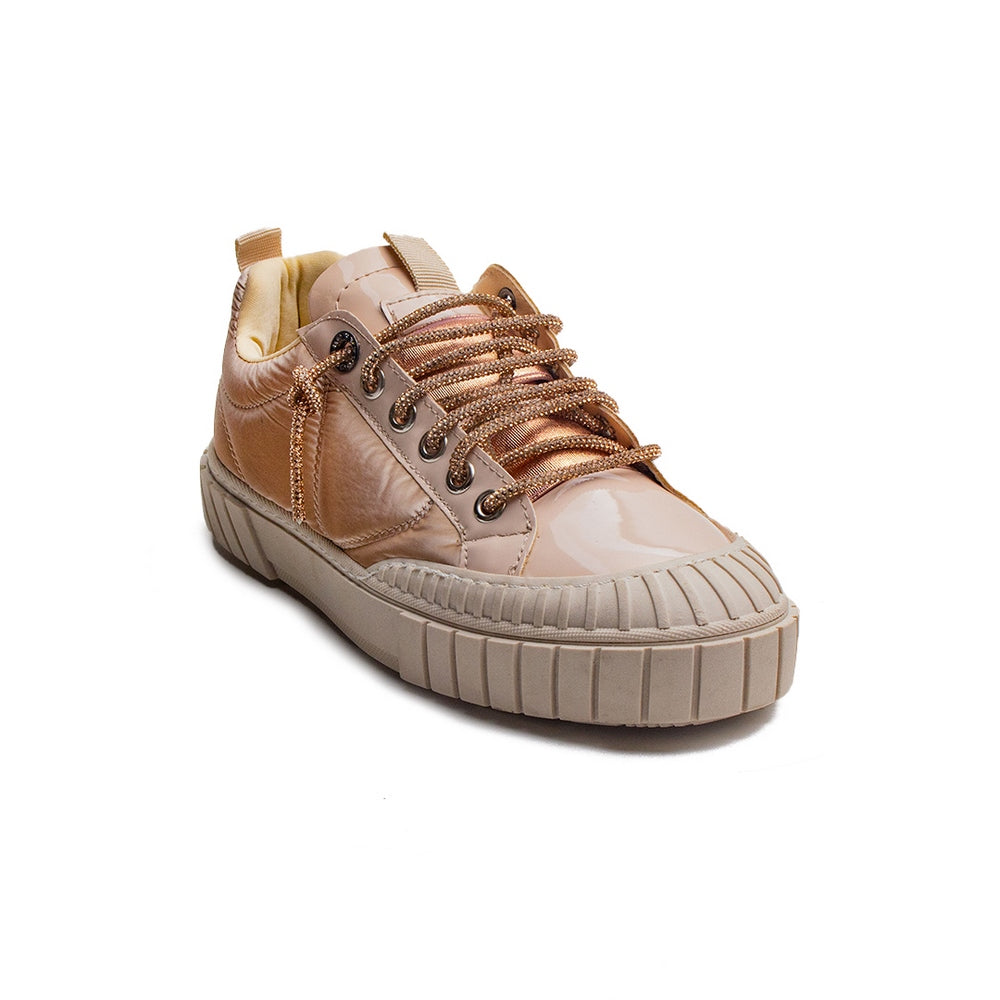 Turkish Women Beige Leather Shoes #1777