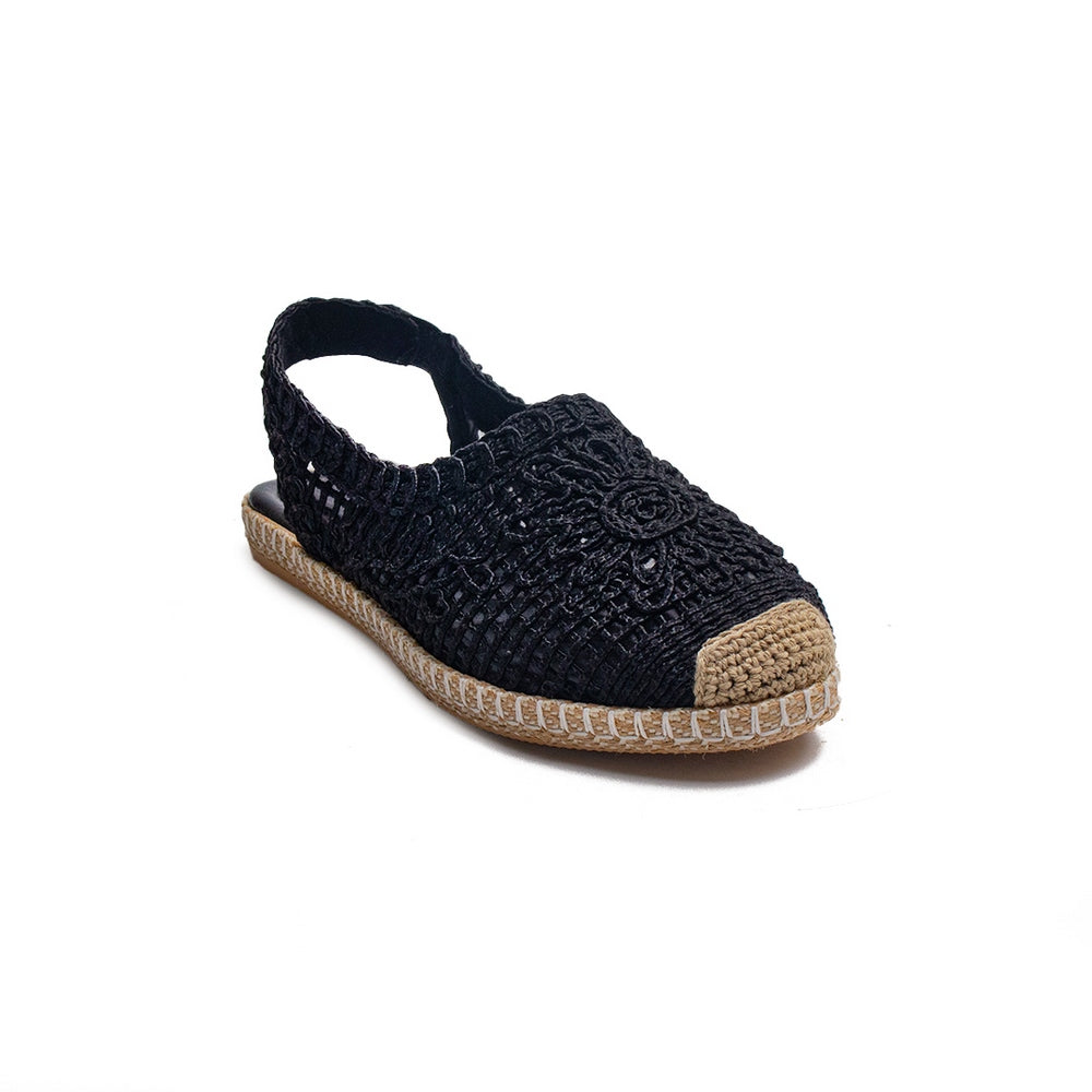 Turkish Women Black MAGDOOL Espadrilles #1778