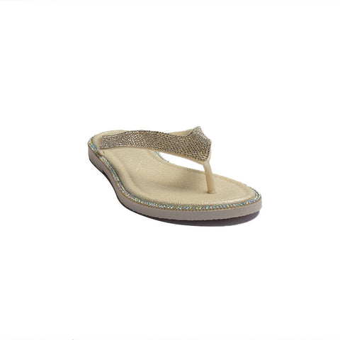 Europeon Union Women Silver Plastic Slipper #1925