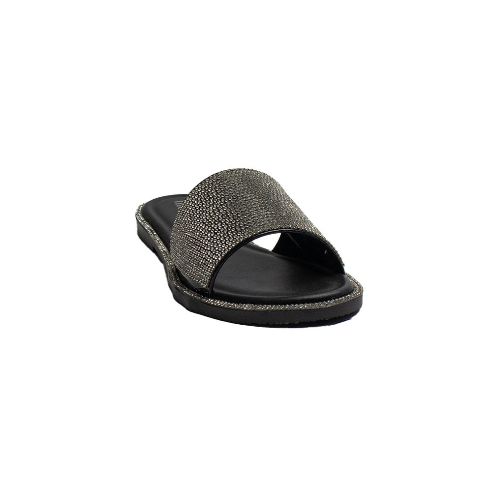 Europeon Union Women Silver Plastic Slipper #1931