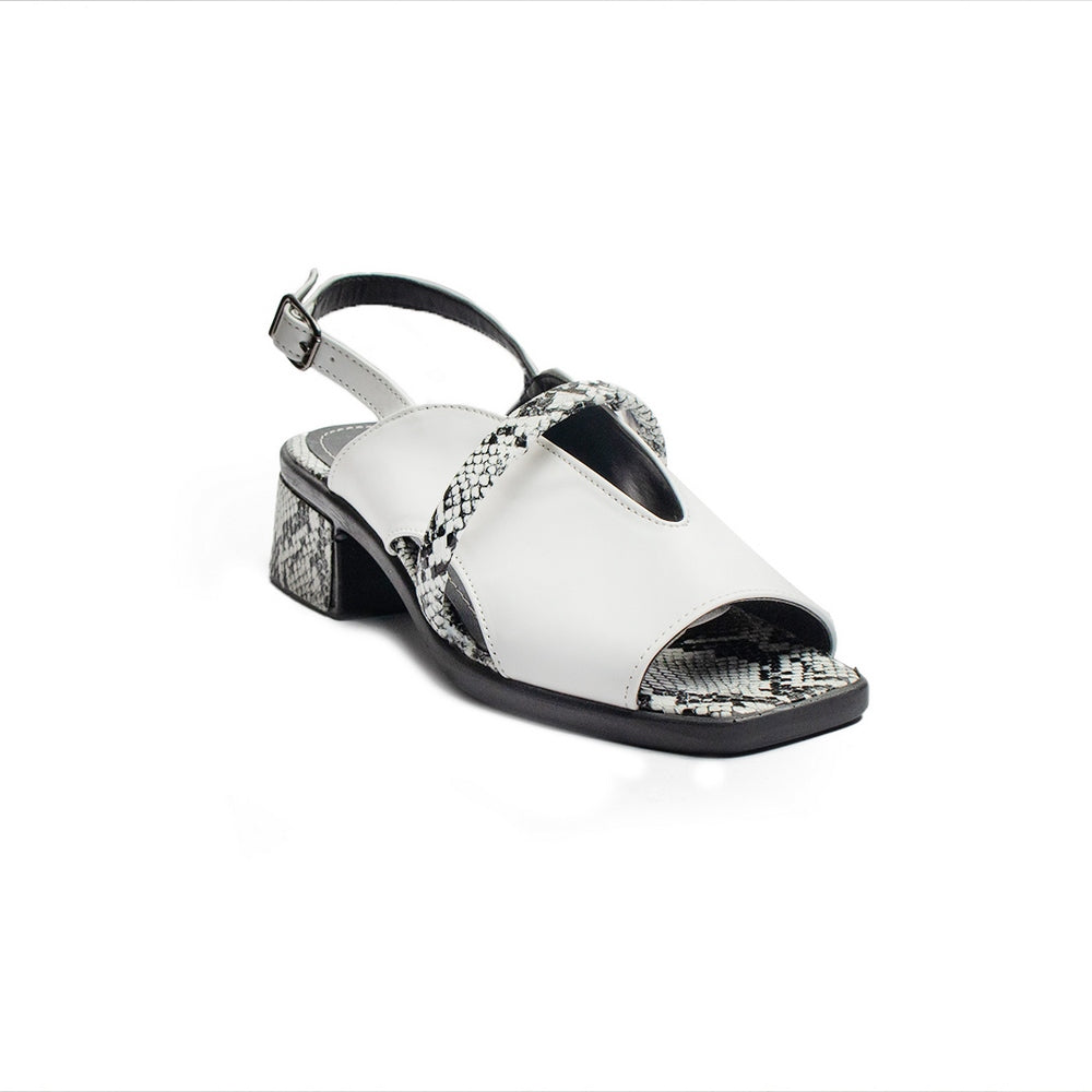 Turkish Women White Leather Wedges #1988