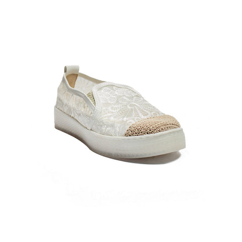 Turkish Women White Cloth Espadrilles #2043