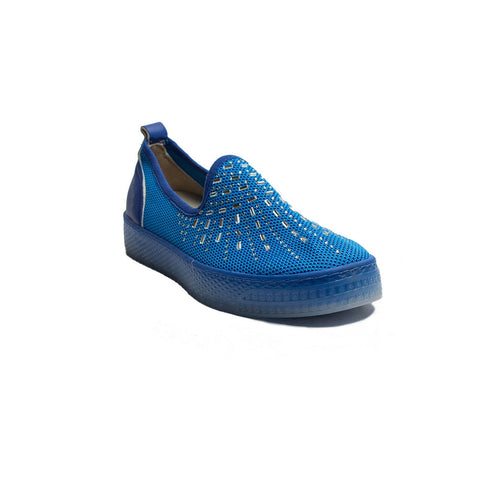 Turkish Women Blue Cloth Espadrilles #2046